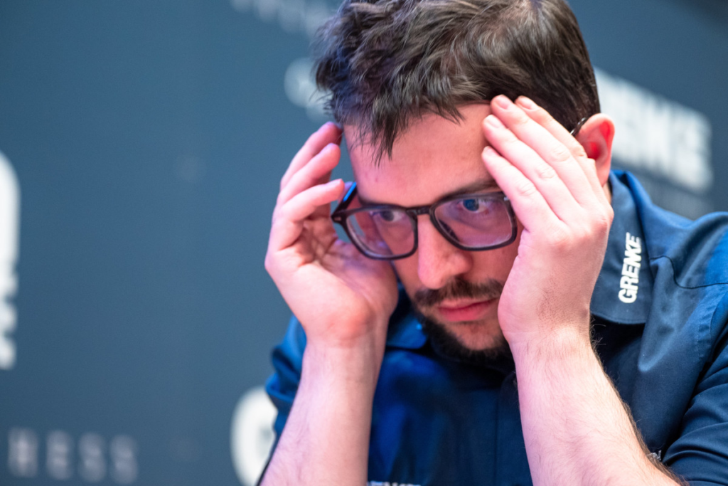 Maxime Vachier-Lagrave grabbed third place after winning a hard-fought match against Vincent Keymer | Photo: Angelika Valkova