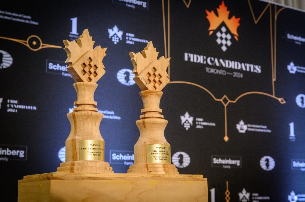 FIDE Candidates 2024 Trophies