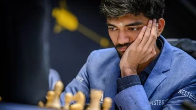 D Gukesh in action. (FILE photo)