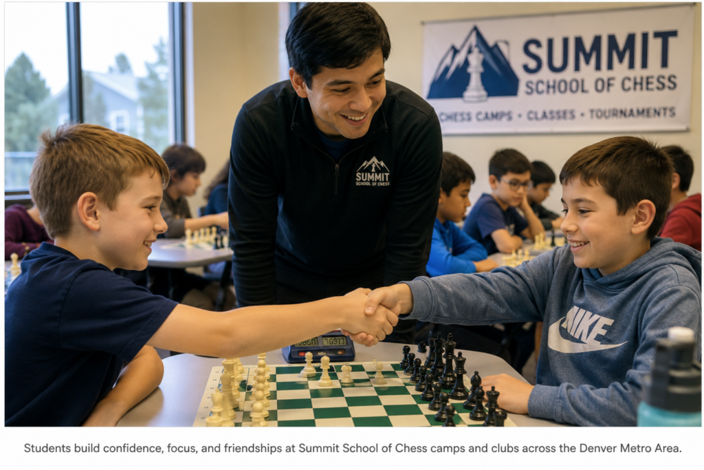 Students build confidence, focus and friendships at Summit School of Chess camps and clubs across the Denver Metro Area